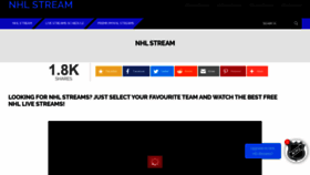 What Nhlstream.net website looked like in 2019 (4 years ago)