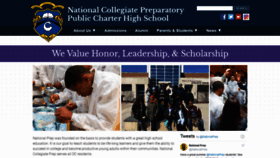 What Nationalprepdc.org website looked like in 2019 (4 years ago)