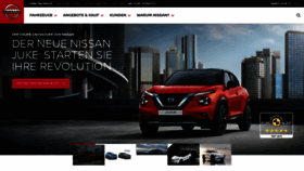 What Nissan.at website looked like in 2019 (4 years ago)