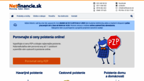 What Netfinancie.sk website looked like in 2019 (4 years ago)