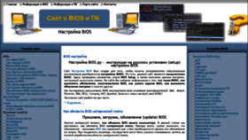 What Nastrojkabios.ru website looked like in 2019 (4 years ago)