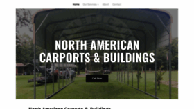 What Northamericancarports.com website looked like in 2019 (4 years ago)