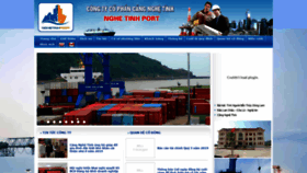 What Nghetinhport.com.vn website looked like in 2019 (4 years ago)