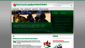 What Naturfreunde-baden.de website looked like in 2019 (4 years ago)