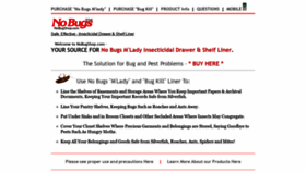What Nobugshop.com website looked like in 2019 (4 years ago)