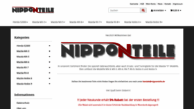 What Nipponteile.de website looked like in 2019 (4 years ago)