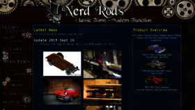 What Nerdrods.com website looked like in 2019 (4 years ago)