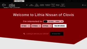 What Nissanofclovis.com website looked like in 2019 (4 years ago)