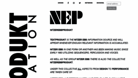 What Nitzer-ebb-produkt.com website looked like in 2019 (4 years ago)