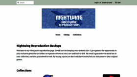 What Nightwingvideogamereproductions.net website looked like in 2019 (4 years ago)