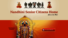 What Nandhiniseniorcitizenshome.com website looked like in 2019 (4 years ago)