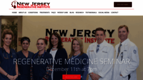 What Njregenerativeinstitute.com website looked like in 2019 (4 years ago)