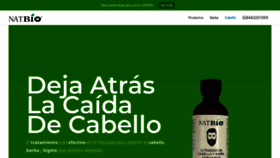 What Natbio.mx website looked like in 2019 (4 years ago)