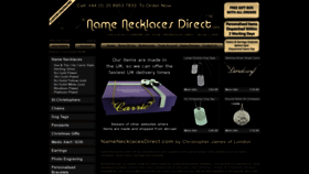 What Namenecklacesdirect.com website looked like in 2019 (4 years ago)