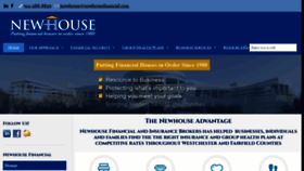 What Newhousefinancial.com website looked like in 2019 (4 years ago)