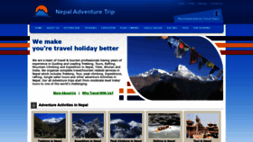 What Nepaladventuretrip.com website looked like in 2019 (4 years ago)