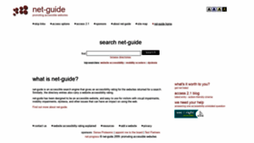 What Net-guide.co.uk website looked like in 2019 (4 years ago)