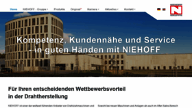 What Niehoff.de website looked like in 2019 (4 years ago)