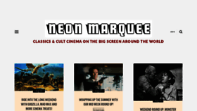 What Neonmarquee.com website looked like in 2019 (4 years ago)