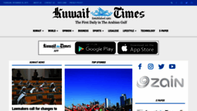 What News.kuwaittimes.net website looked like in 2019 (4 years ago)