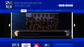 What Northernburlingtonsoccerclub.com website looked like in 2019 (4 years ago)
