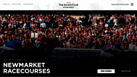 What Newmarketracecourses.co.uk website looked like in 2019 (4 years ago)