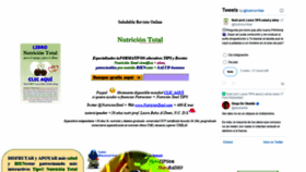 What Nutriciontotal.com website looked like in 2019 (4 years ago)