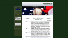 What Nationalpastime.com website looked like in 2019 (4 years ago)
