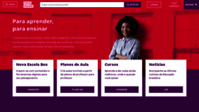 What Novaescola.org.br website looked like in 2019 (4 years ago)