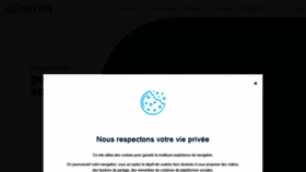 What Nerim.fr website looked like in 2019 (4 years ago)