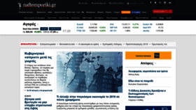 What Naftemporiki.gr website looked like in 2019 (4 years ago)