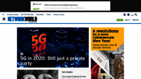 What Networkworld.com website looked like in 2019 (4 years ago)