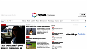 What News.com.au website looked like in 2019 (4 years ago)