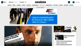 What Niezalezna.pl website looked like in 2019 (4 years ago)