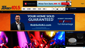 What Nj1015.com website looked like in 2019 (4 years ago)