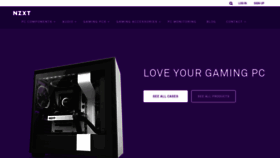 What Nzxt.com website looked like in 2019 (4 years ago)
