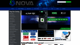 What Novasafety.com website looked like in 2019 (4 years ago)