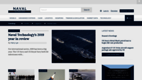 What Naval-technology.com website looked like in 2019 (4 years ago)