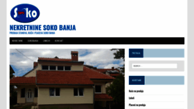What Nekretninesokobanja.com website looked like in 2019 (4 years ago)