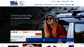 What Navyfcu.org website looked like in 2019 (6 years ago)