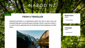 What Narodnz.co.nz website looked like in 2019 (4 years ago)