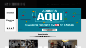 What Ninacabeleireiros.com.br website looked like in 2019 (4 years ago)