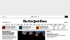 What Nyt.com website looked like in 2019 (4 years ago)