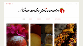 What Nonsolopiccante.it website looked like in 2020 (4 years ago)