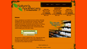 What Naturesapothecary.net website looked like in 2020 (4 years ago)