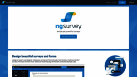 What Ngsurvey.com website looked like in 2020 (4 years ago)