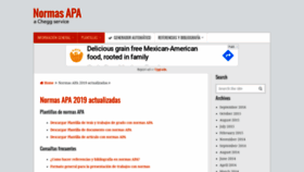 What Normasapa.com website looked like in 2020 (4 years ago)