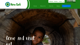 What Nenepark.org.uk website looked like in 2020 (4 years ago)