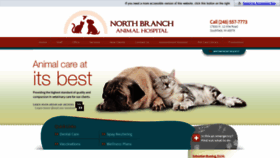 What Northbranchanimalhospital.com website looked like in 2020 (4 years ago)