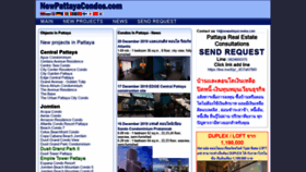 What Newpattayacondos.com website looked like in 2020 (4 years ago)